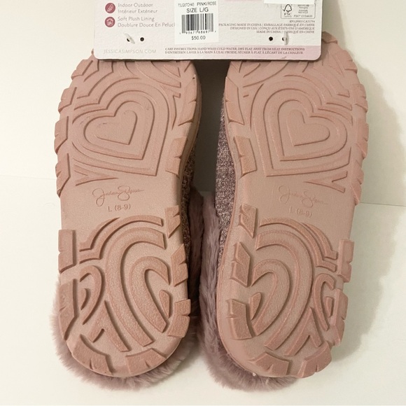 Jessica Simpson Women's Memory Foam Slippers Large 8-9 - Picture 12 of 16